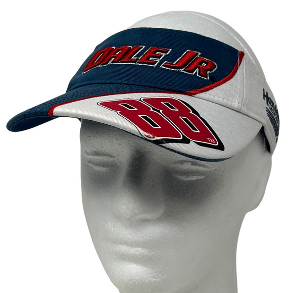 NASCAR Dale Earnhardt Jr 88 Visor Hat Cap Blue Strapback Chase Authentics Racing - Picture 1 of 10